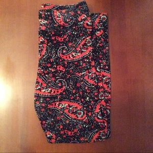 LuLaRoe Paisley leggings OS